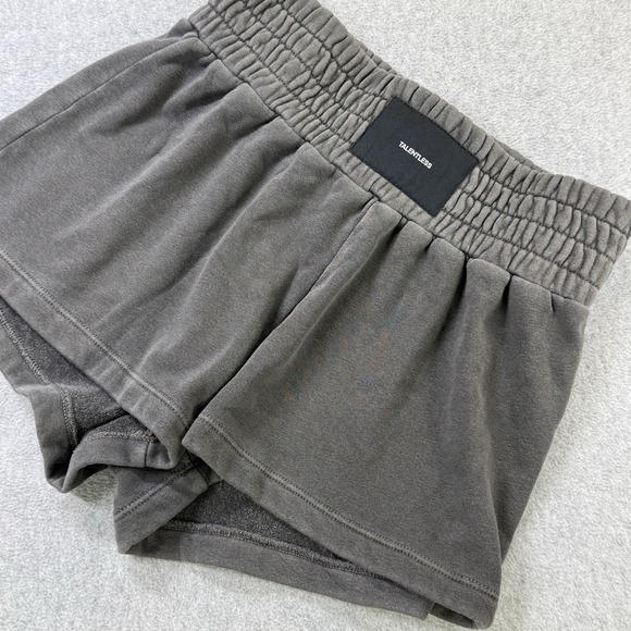 Talentless Women's Terry Sweat Shorts Gray Size‎ Small USA Made - Picture 7 of 7